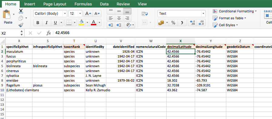 data mapping excel template